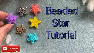 How to make a 3D Beaded Star Tutorial