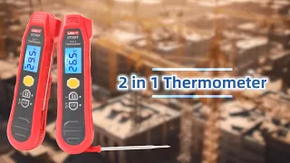 UNI-T UT320T 2-in-1 Thermometer [Infrared Mode & Probe Mode]