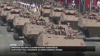 Emmanuel Macron: az európaiaknak szárazföldi csapatokat kell küldeniük az ukrán háborús z