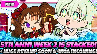 *5TH ANNIVERSARY WEEK 2 IS STACKED!* MORE FREEBIES & REWARDS + 4KOA & WILD INCOMING (7DS Grand Cross