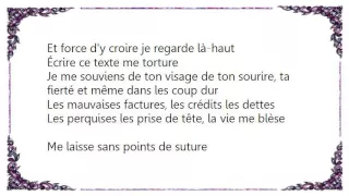 La Fouine - Je Regarde Là-Haut Lyrics