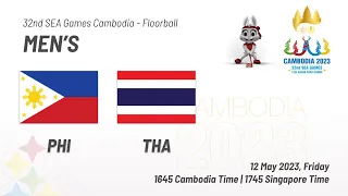 Men: Philippines 6 - 4 Thailand | Floorball | 32nd SEA Games 2023 Cambodia