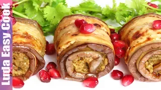 🎄ПРАЗДНИЧНАЯ ЗАКУСКА Остренькие БАКЛАЖАНЫ, Люда Изи Кук, закуски из баклажанов новогодний стол 2024