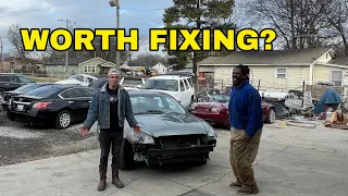 Rebuilding a Totaled Nissan Altima For a Friend