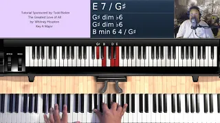 The Greatest Love of All (by Whitney Houston) - Piano Tutorial