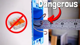 "SHOCKING" New Way to Fix Short Wires In an Electrical Box to Code | Very Important