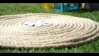 Una alfombra hecha con cuerda| DecoraciónTV