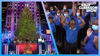 Kelly Surprises Winning NYC School Choir That Will Perform At Rockefeller Center Tree Lighting