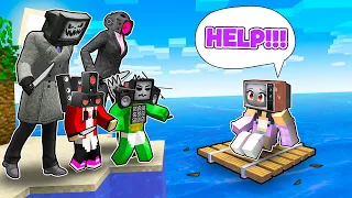 BABY APHMAU STUCK on JJ and MIKEY FAMILY ISLAND! ALL EPISODES BABY Mikey & JJ in Minecraft! - Maizen
