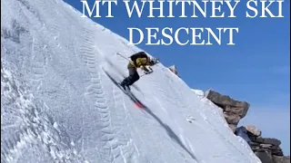 Skiing Mt. Whitney April 2023