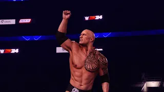 Cody Rhodes & Seth Rollins Vs The Rock & Roman Reigns !! WWE 2k24