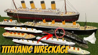 Let's Have a Tour Review of all Titanic Britannic Model Ships 🚢  and Explore the Titanic Wreckage