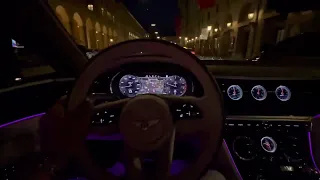 Night drive trough Munich center with my BENTLEY Continental GT Speed