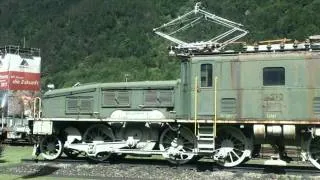 SBB CE 6/8 II "Krokodil" in Erstfeld Zwitserland (augustus 2011)