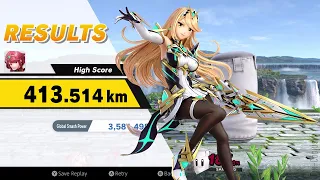 Super Smash Bros. Ultimate - Home-Run Contest, Mythra, 413.514km (No Bat Drops)