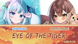 Mumei and Gura sing  - Eye of the Tiger by Survivor (Duet)