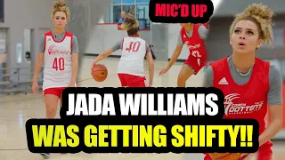 Jada Williams All Grown UP!  Mic'd Up She Went Crazy at Mcdonald's All American Wooten Top 150 Camp
