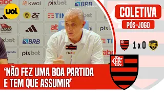 TITE ADMITE 'ERRO' COM GABIGOL E ASSUME MÁ ATUAÇÃO DO FLAMENGO: 'ESTEVE ABAIXO'