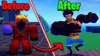 Going From Noob To Gear 4 Luffy In One Video (Haze Piece)...