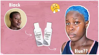 How I Ended Up With Blue Hair! ft Adore Platinum Hair Dye