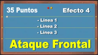 86._Ataque Frontal por Líneas:  3, 2, 1; con Efecto4.