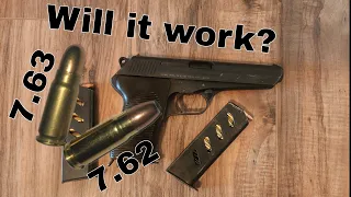 Will 7.63 mauser work in a 7.62 tokarev gun?