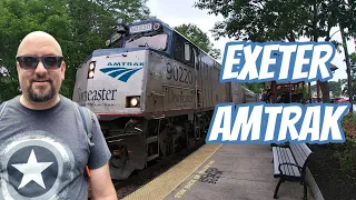 Amtrak Downeaster Arrives!  | Amtrak Station Tour | Exeter, New Hampshire