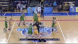 U14M - GRAN CANARIA vs JOVENTUT.- Fase final MiniCopa Endesa 2018 (BasketCantera.TV)