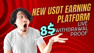 New USDT Earning Platform | Best Long-Term Earning Platform 2024 | Live Withdrawal Proof