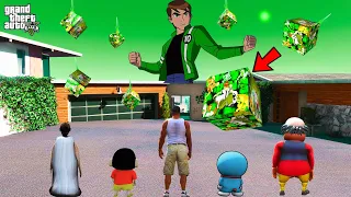 Shinchan and Franklin Challenge Ben 10 Ultimate Lucky Gift Box in GTA 5