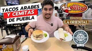 Los mejores TACOS ÁRABES Y CEMITAS 🌮🥖🧀 de puebla , tienes que probarlos ‼️