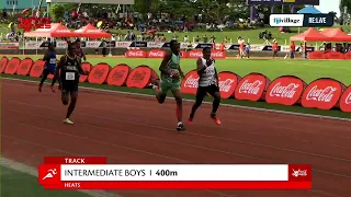 Re:Live Heats | Inter Boys 400m Heat 6 | Day 1