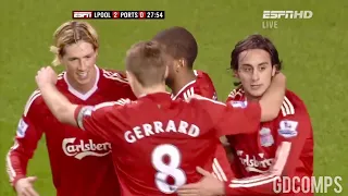 Steven Gerrard & Fernando Torres vs Portsmouth (H) 2009/2010 | (English Commentary) HD