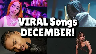 Top 40 Songs That Are Buzzing Right Now On Social Media! - DECEMBER 2023!