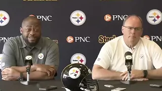 Mike Tomlin and Kevin Colbert on active free agency, draft approach