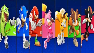 Sonic Dash 2: Sonic Boom - All Characters Unlocked and Fully Upgraded - All Characters Running Game