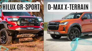 Toyota Hilux Gr-Sport 2024 Vs Isuzu D max X-Terrain 2024 Comparison