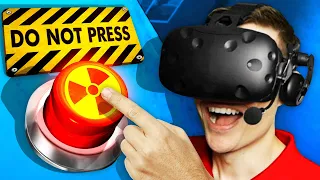 Pressing The FINAL BUTTON *UNBELIEVABLE ENDING* (Please, Don't Touch Anything 3D VR Funny Gameplay)