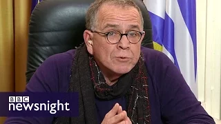 'We were told to push migrants back to sea': Greek minister - BBC Newsnight