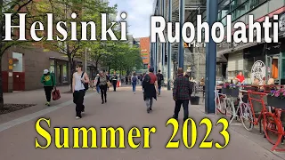 4K Walking tour  on a Summer day 🇫🇮 Helsinki City Center#travel#shorts#europe