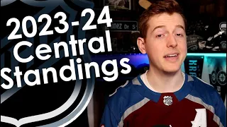 CENTRAL Division NHL Standings Prediction for 2023 24