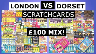 MULTIPLE WINS! £100 Mix of Scratchcards (Part 1) - National Lottery ScratchOff Scratch Card ASMR