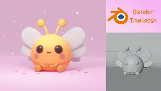 Happy lil Bug - Blender Timelapse