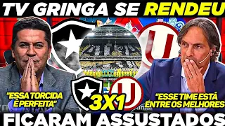 MÍDIA INTERNACIONAL SE RENDEU AO BOTAFOGO e SUA TORCIDA! "AMASSOU o UNIVERSITÁRIO" QUE FESTA LINDA!