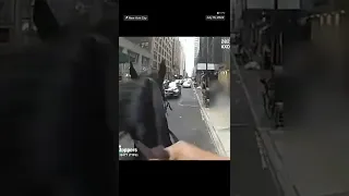 Bodycam Footage Shows An #NYPD Officer On Horseback Chase Down A Suspect