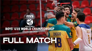 BRA🇧🇷 vs. MEX🇲🇽 - Full Match | Boys' U19 World Championship | Pool D