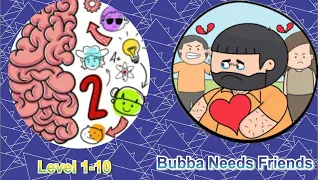 Brain Test2 Tricky Stories Bubba Needs Friends Part - 1, Level 1-10