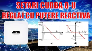 SETARI pentru CURBA Q-U la invertoarele HUAWEI SUN2000 ( REGLAJ CU PUTERE REACTIVA )