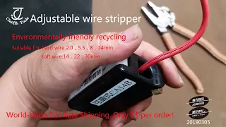 Scrapping wire and copper 4-16 AWG  剝線器