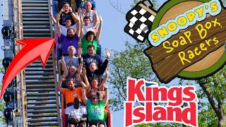 We Rode Snoopy's Soapbox Racers Before Media Day (Spring Conference Kings Island)